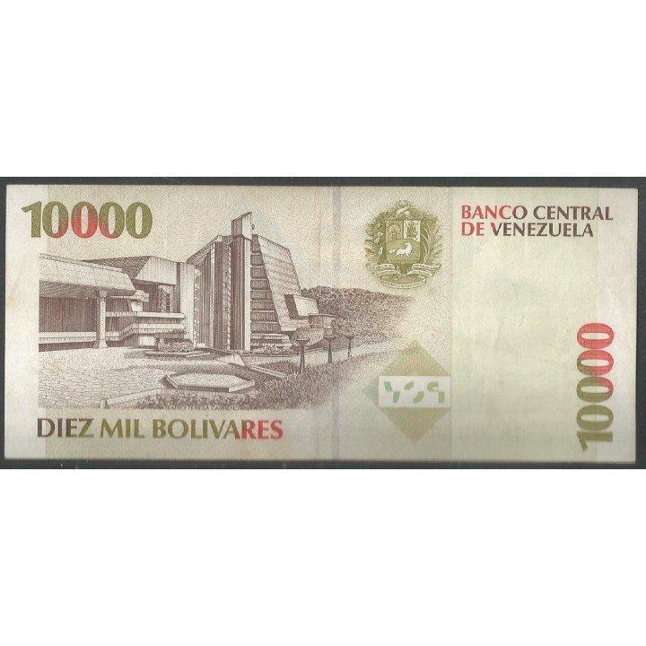 Venezuela, 10.000 Bolivares 10 Feb 1998 A 8 Dig P81