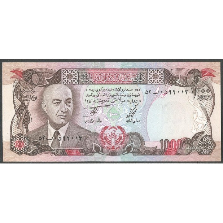 Afganistan 1.000 Afghanis 1977 P53a