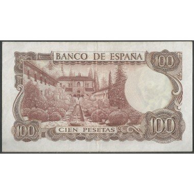 España, 100 Pesetas 17 Nov 1970 P152a