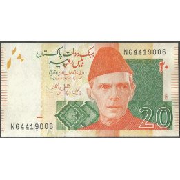 Pakistan, 20 Rupias 2024 P55r