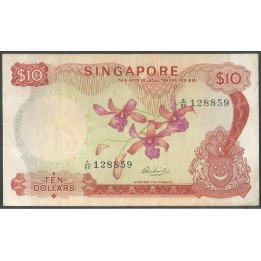 Singapur, 10 Dollars ND1967 P3c