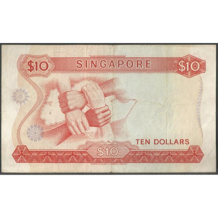 Singapur, 10 Dollars ND1967 P3c