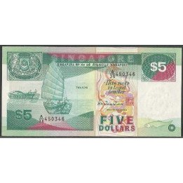 Singapur 5 Dollars ND1989 P35