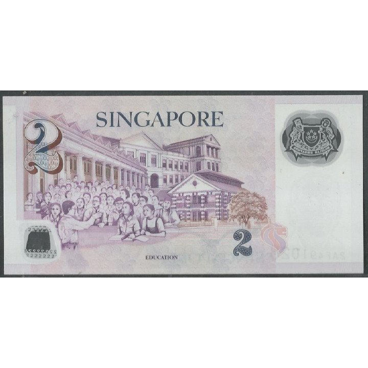 Singapur, 2 Dollars ND2005 P46a