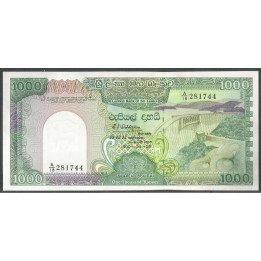 Sri Lanka, 1.000 Rupias 5 Abr 1990 P101c