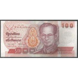 Tailandia, 100 Bath 1994 Firma 75 P97