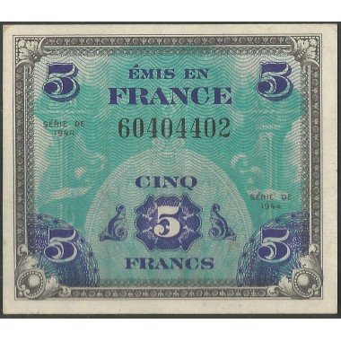 Francia, 5 Francs 1944 P115a