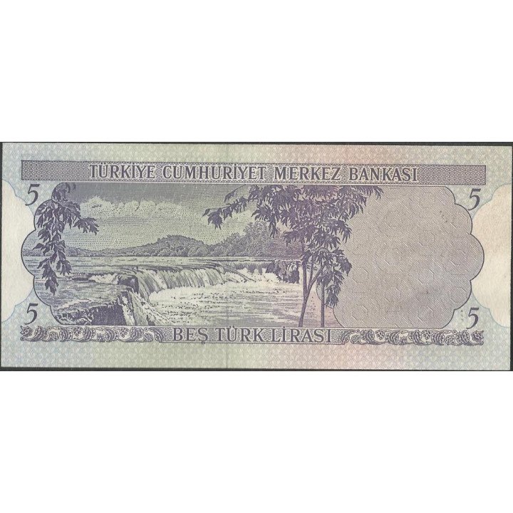 Turkya, 5 Liras L1970 (1976) P185