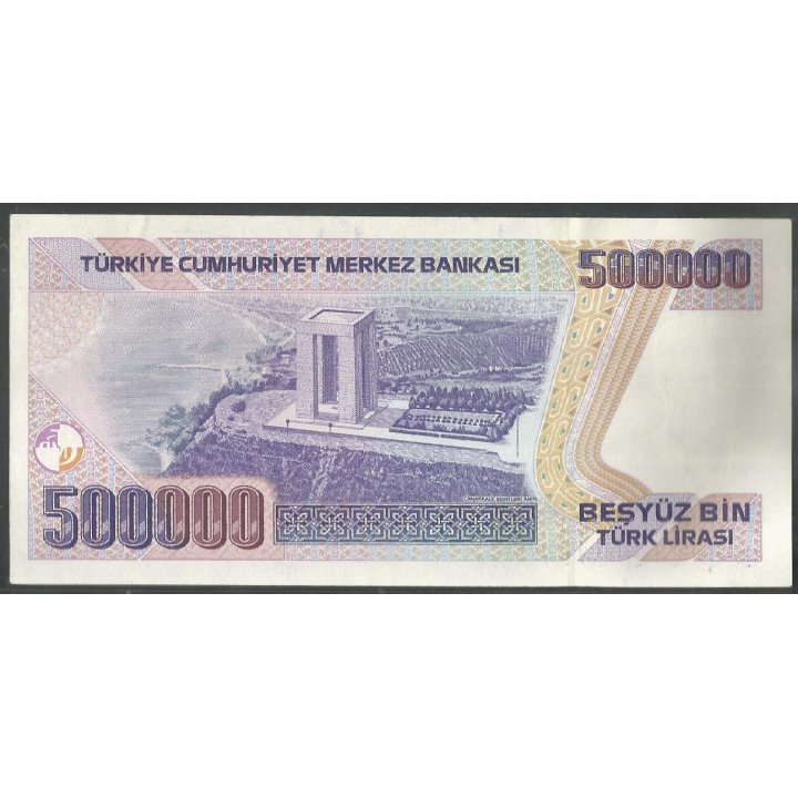 Turkya, 500.000 Liras L1970 P208c