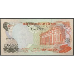 Vietnam Sur, 500 Dong ND1970 P28a