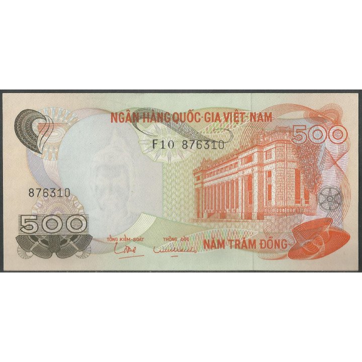 Vietnam Sur, 500 Dong ND1970 P28a