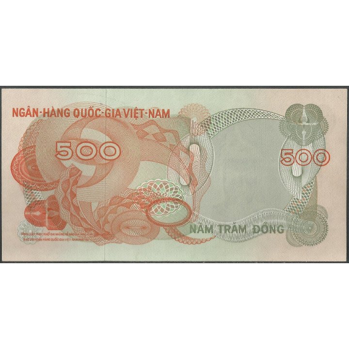 Vietnam Sur, 500 Dong ND1970 P28a