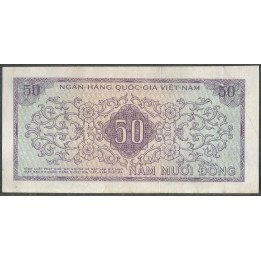 Vietnam Sur, 50 Dong ND1966 P17a