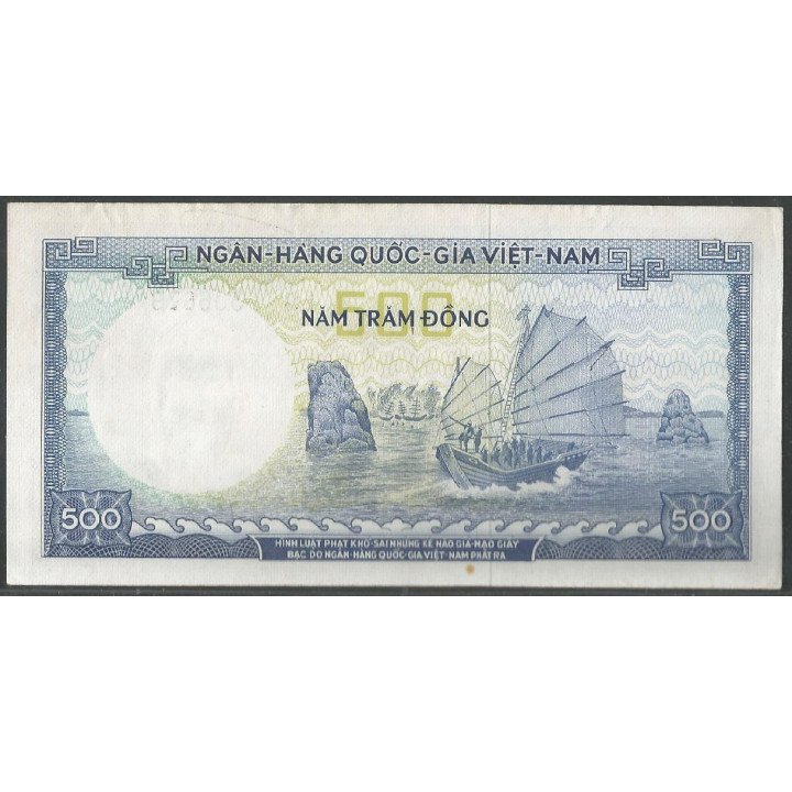 Vietnam Sur, 500 Dong ND1966 P23a