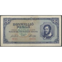 Hungria 1.000.000 Pengo 16 Nov 1945 P122
