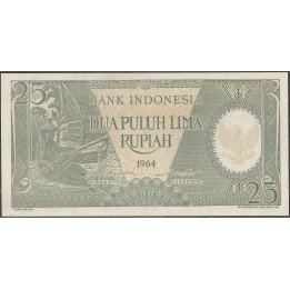 Indonesia, 25 Rupias 1964 P95