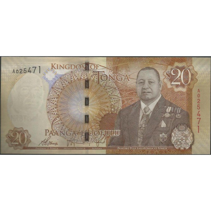 Tonga, 20 Pa'anga ND2015 P47