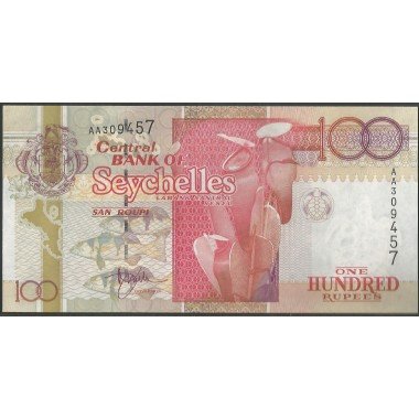Seychelles, 100 Rupias 1998 P39