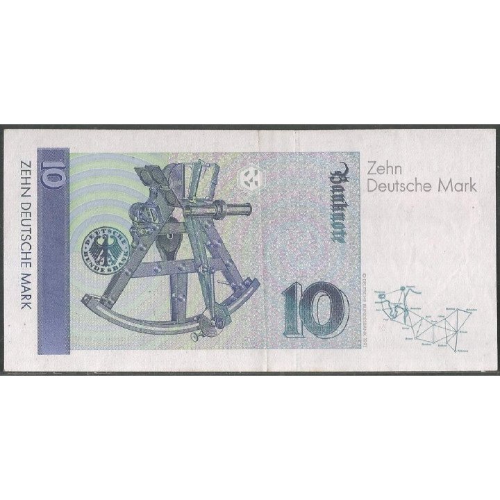 Alemania, 10 Mark 1 Oct 1993 P38c