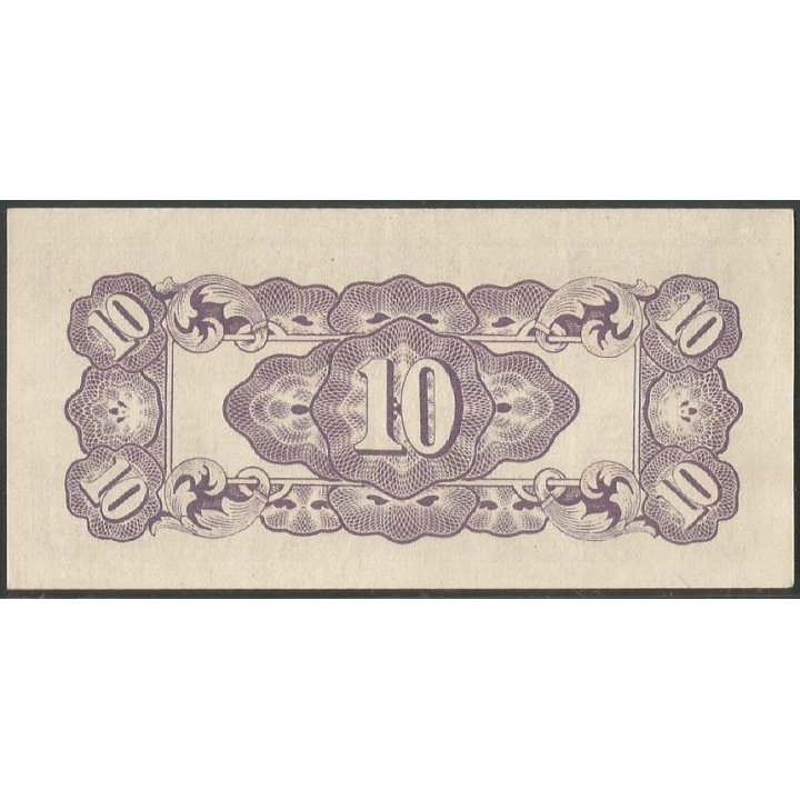 Indias Holandesas Ocupacion Japon WWII, 10 Cent ND1942 Serie S/AE P121c