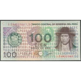 Peru, 100 Soles 22 Jul 1976 P114