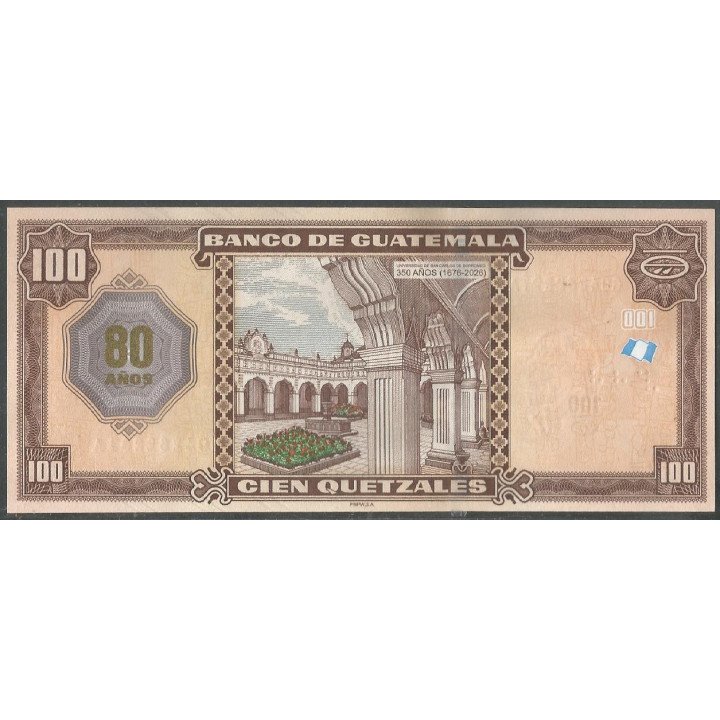 Guatemala, 100 Quetzales 8 Oct 2025 P130