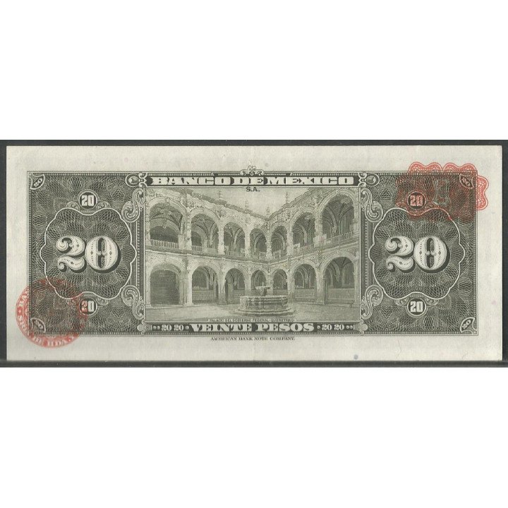 Mexico, 20 Pesos 18 Mar 1970 BID P54o