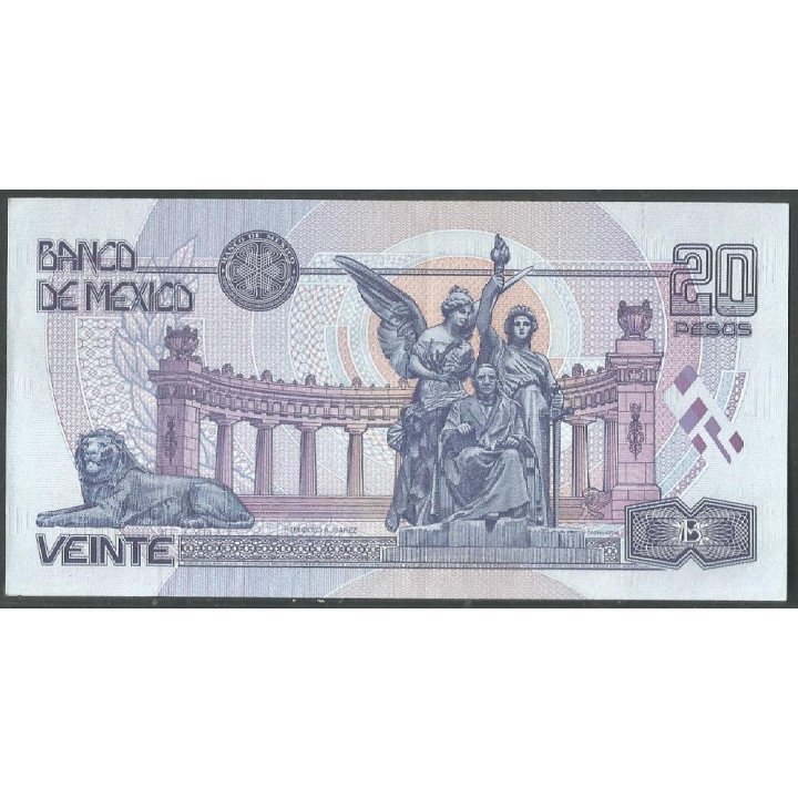 Mexico, 20 Pesos 23 Abr 1999 Serie CL P106c