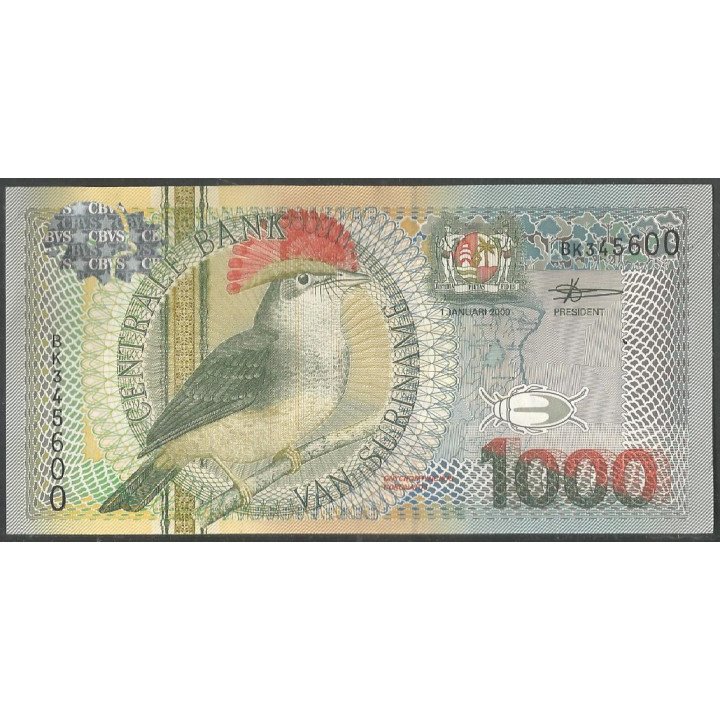 Suriname, 1.000 Gulden 1 Ene 2000 P151
