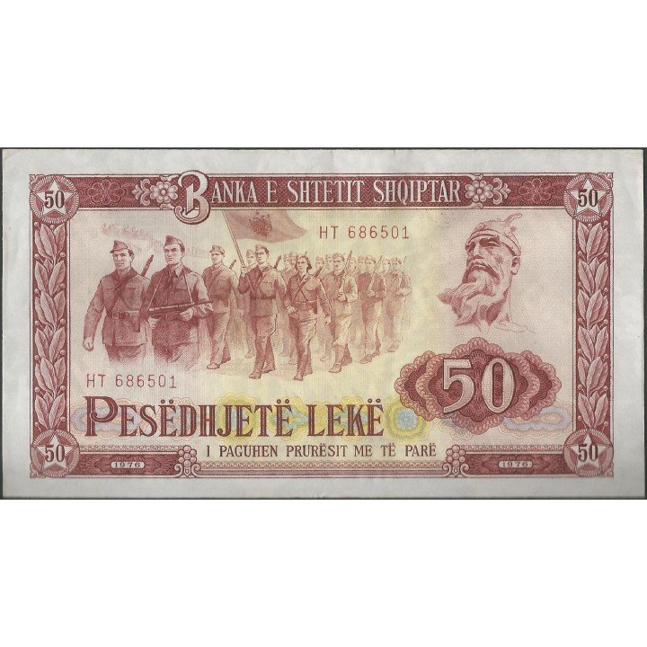 Albania, 50 Leke 1976 P45a