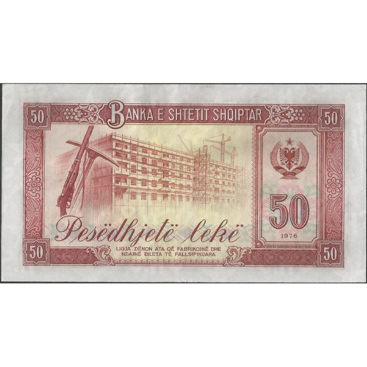 Albania, 50 Leke 1976 P45a