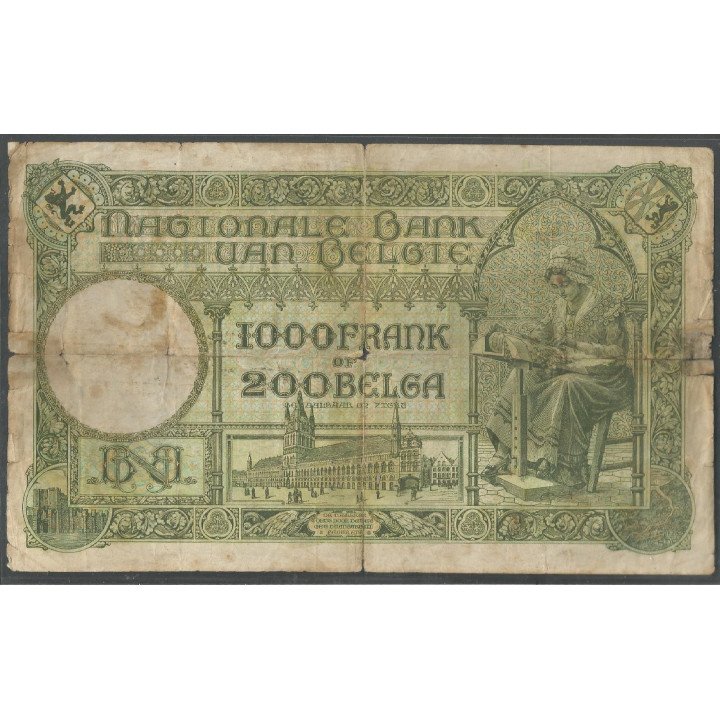 Belgica, 1.000 Francs 24 May 1928 P104