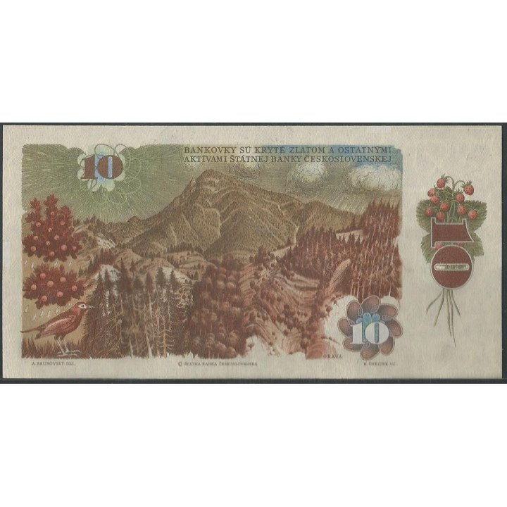 Checoeslovaquia, 10 Korun 1986 P P94b