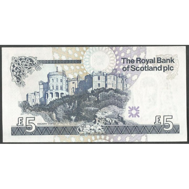 Escosia, 5 Pounds 29 Abr 1998 P352b