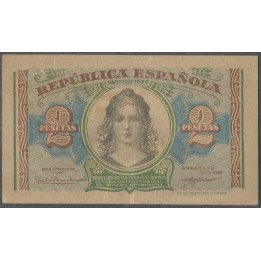 España, 2 Pesetas 1938 P95