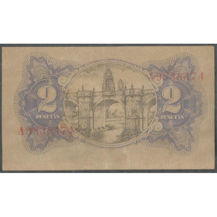 España, 2 Pesetas 1938 P95