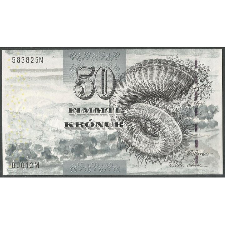 Islas Faroe, 50 Kronur 2001 P24