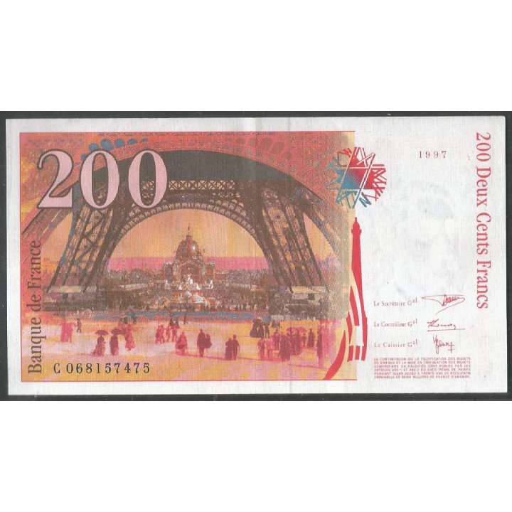 Francia, 200 Francs 1997 P159b