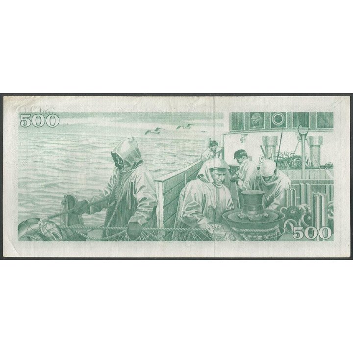 Islandia, 500 Kronur 29 Mar 1961 P45