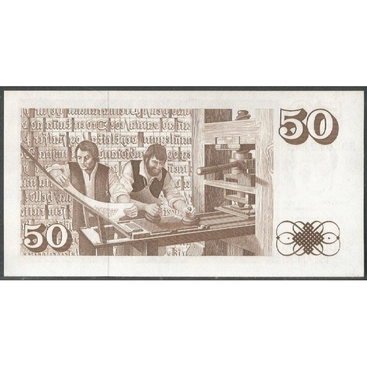 Islandia, 50 Kronur 29 Mar 1961 P49a3