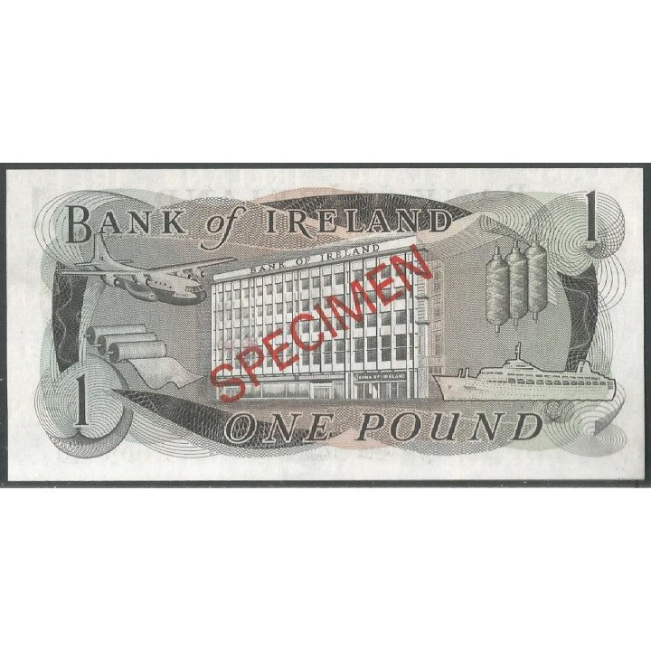 Irlanda del norte, 1 Pound ND1978 Specimen P61bS1
