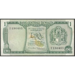 Malta, 1 Lira L1967 (73) P31e