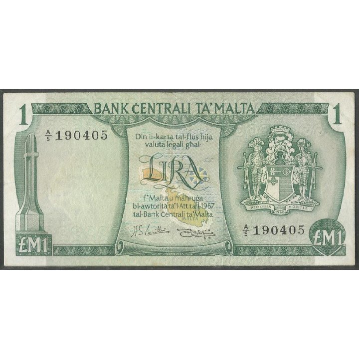 Malta, 1 Lira L1967 (73) P31e
