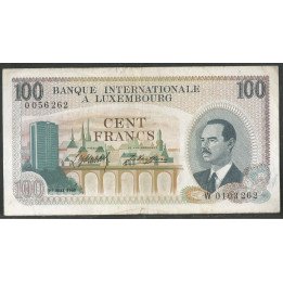 Luxemburgo, 100 Francs 1 May 1968 P14a
