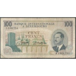 Luxemburgo, 100 Francs 1 May 1968 P14a