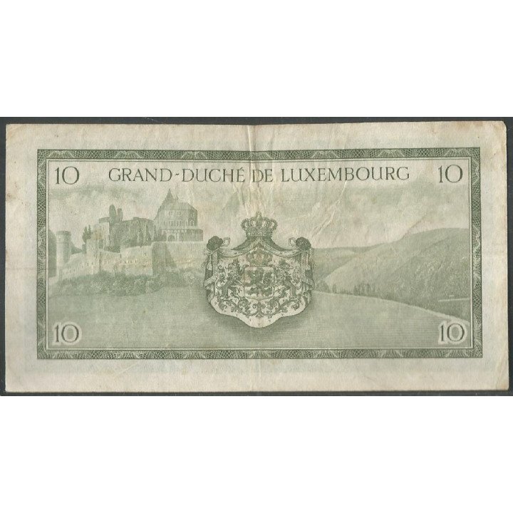 Luxemburgo, 10 Francs ND1954 P48a1