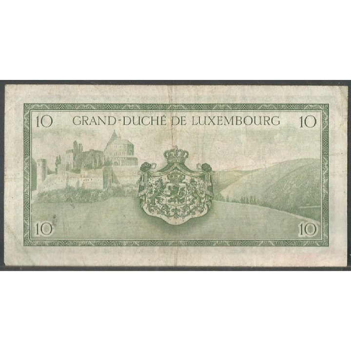 Luxemburgo, 10 Francs ND1954 P48a3