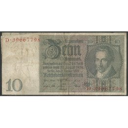 Alemania, 10 Reichsmark 22 Ene 1929 P180a