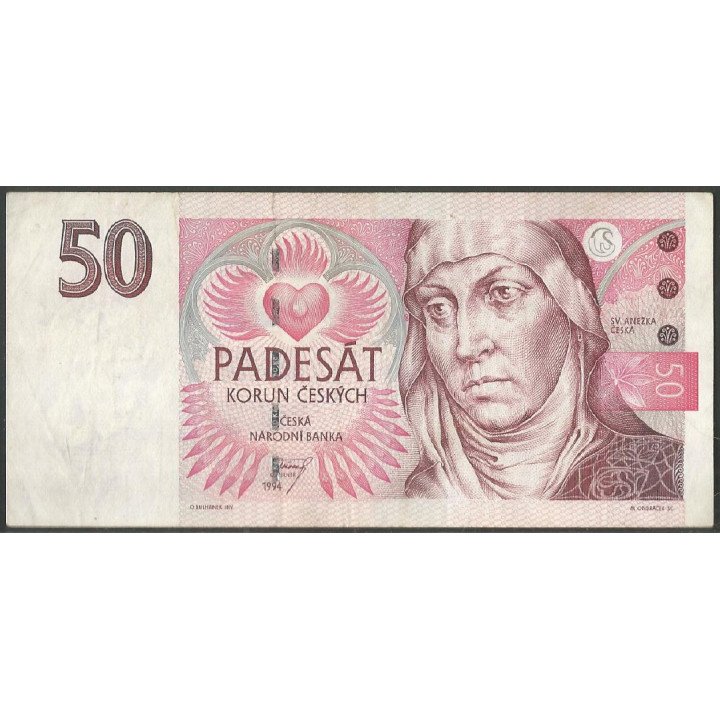 Republica  Checa, 50 Korun 1994 B P11