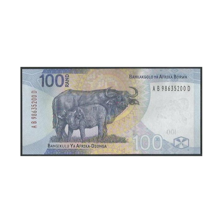 Sur Africa 100 Rand ND2023 P151 reverso